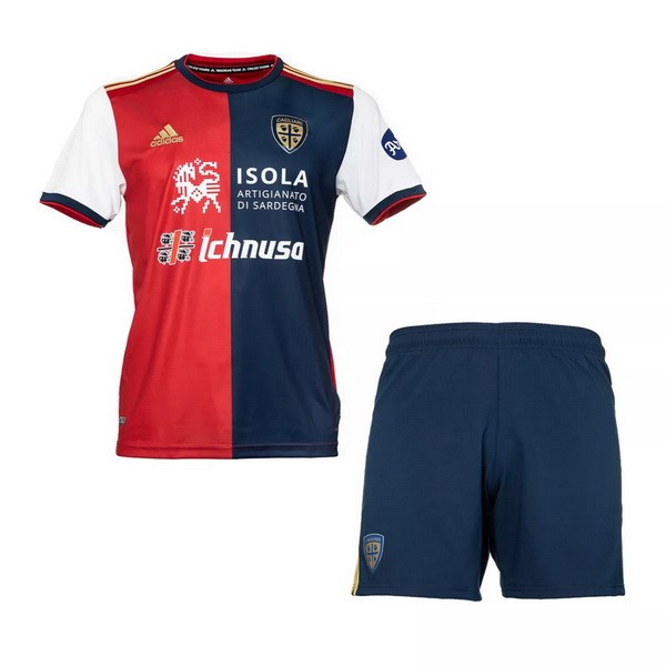 Camiseta Cagliari Calcio Replica Primera Ropa Niños 2020/21 Rojo